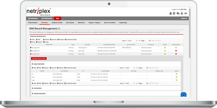 DNS Hosting for desktops